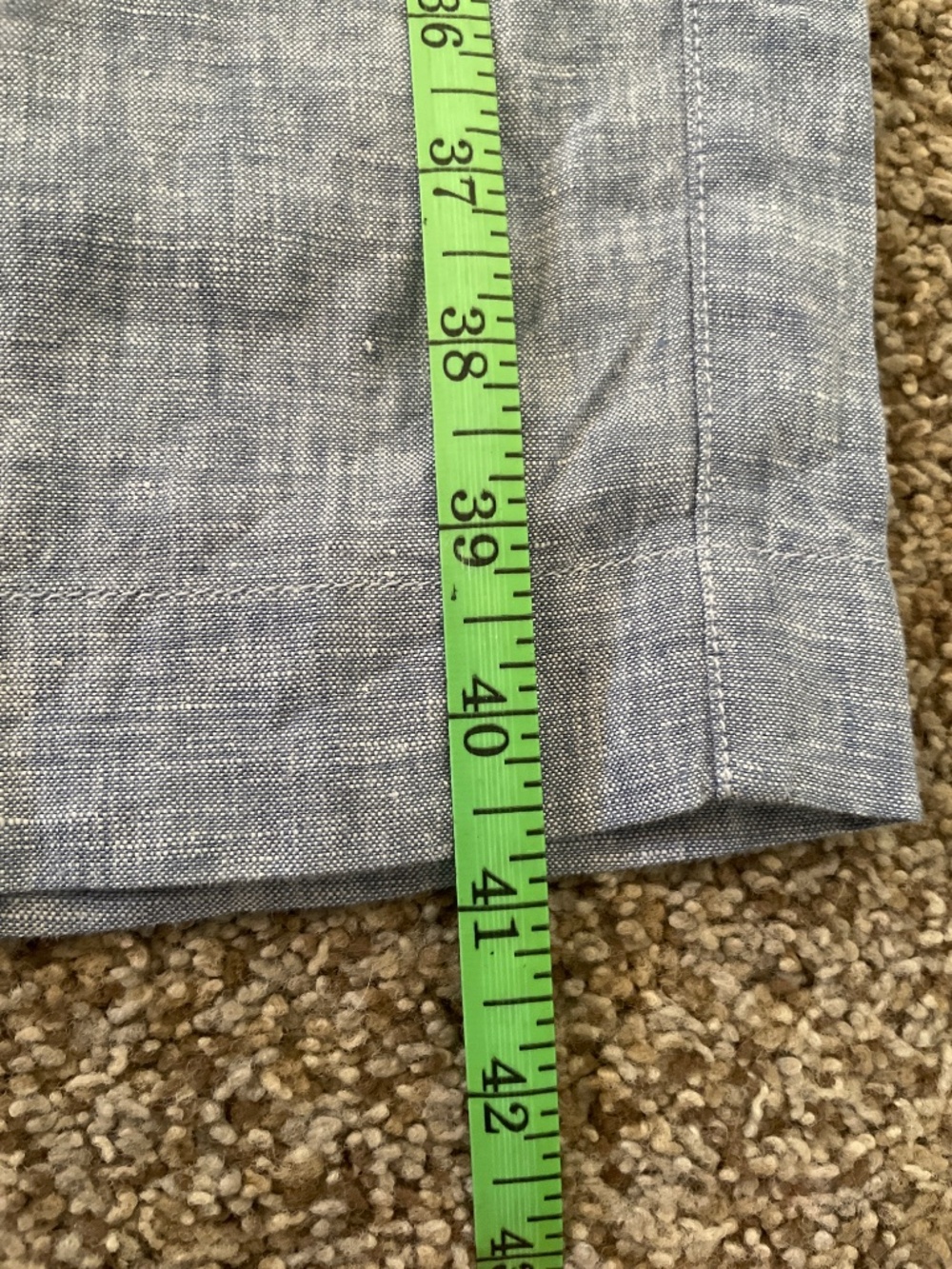 Athleta Retreat Linen Wide Leg Pants - Chambray Blue - Size 8 / Medium [NWOT] - Picture 6 of 12